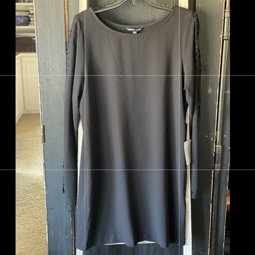 Long Sleeve Black Mini/MIDI